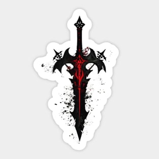 Bloodlust Chronicles: Immortal Bounty Hunts, Gothic Vampire Saga, and Supernatural Adventure in Anime-Manga Art Sticker